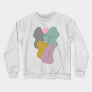 Abstract Flower Crewneck Sweatshirt